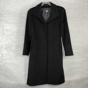 CINZIA ROCCA Black Wool & Cashmere Women's Long